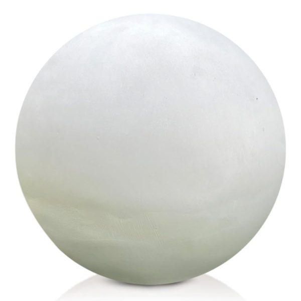 Concrete Effect White Washed Outdoor Garden Decorative Ball D30 cm